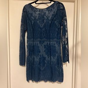 Free People Lace Mini Dress